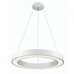 KLARA ΚΡΕΜΑΣΤΟ ΦΩΤΙΣΤΙΚΟ LED ΜΕΤΑΛΛΙΚΟ ΛΕΥΚΟ Φ50cm