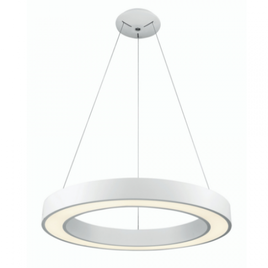 KLARA ΚΡΕΜΑΣΤΟ ΦΩΤΙΣΤΙΚΟ LED ΜΕΤΑΛΛΙΚΟ ΛΕΥΚΟ Φ50cm