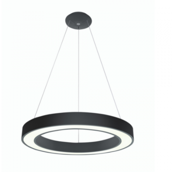 KLARA ΚΡΕΜΑΣΤΟ ΦΩΤΙΣΤΙΚΟ LED ΜΕΤΑΛΛΙΚΟ ΜΑΥΡΟ Φ50cm