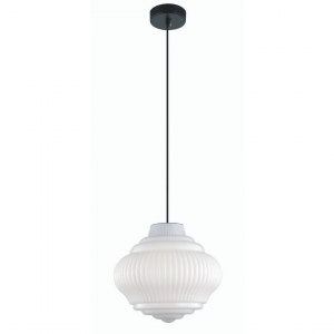 BOHO ΚΡΕΜΑΣΤΟ ΜΟΝΟΦΩΤΟ ΦΩΤΙΣΤΙΚΟ ΓΥΑΛΙΝΟ ΛΕΥΚΟ ΟΠΑΛ Φ27,5