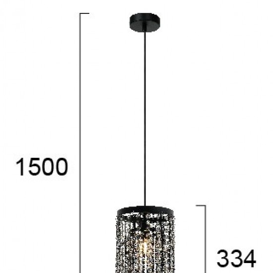 ΚΡΕΜΑΣΤΟ ΦΩΤΙΣΤΙΚΟ ΜΟΝΟΦΩΤΟ JULIANNA D20X150CM