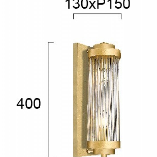 ΑΠΛΙΚΑ 2ΦΩΤΗ KAROLINA 13X40CM