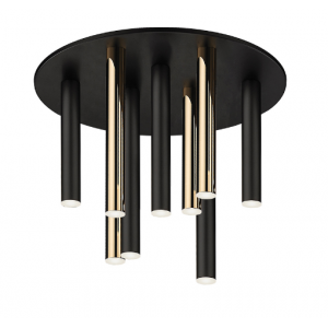 BALLET ΦΩΤΙΣΤΙΚΟ ΟΡΟΦΗΣ ΡΑΓΑ LED ΜΕΤΑΛΛΟ ΜΑΥΡΟ 42xH33cm