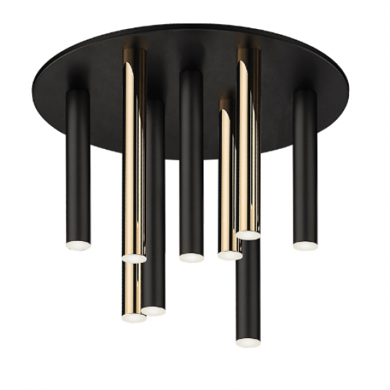 BALLET ΦΩΤΙΣΤΙΚΟ ΟΡΟΦΗΣ ΡΑΓΑ LED ΜΕΤΑΛΛΟ ΜΑΥΡΟ 42xH33cm