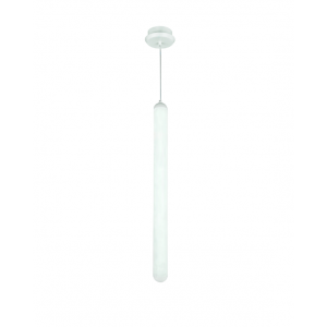 CALYPSO ΚΡΕΜΑΣΤΟ ΦΩΤΙΣΤΙΚΟ LED ΓΥΑΛΙ ΛΕΥΚΟ Φ12xH120cm