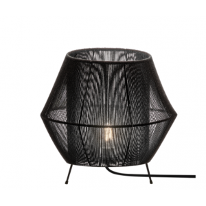 ZAIRA Πορτατιφ με κορδόνι σε μαύρο χρώμα 25.5xΦ300