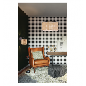 GHEISA ΚΡΕΜΑΣΤΟ ΦΩΤΙΣΤΙΚΟ ΜΟΝΟΦΩΤΟ RATTAN ΦΥΣΙΚΟ 40xH123cm