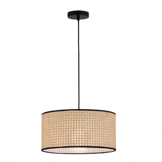 GHEISA ΚΡΕΜΑΣΤΟ ΦΩΤΙΣΤΙΚΟ ΜΟΝΟΦΩΤΟ RATTAN ΦΥΣΙΚΟ 40xH123cm