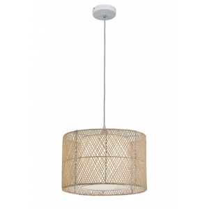 GRIDO Φωτιστικό από μπαμπού σε φυσικό χρώμα 110xΦ370x24