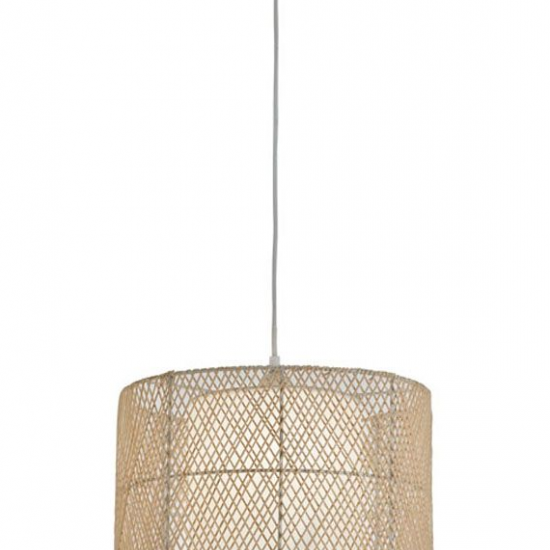 GRIDO Φωτιστικό από μπαμπού σε φυσικό χρώμα 110xΦ370x24