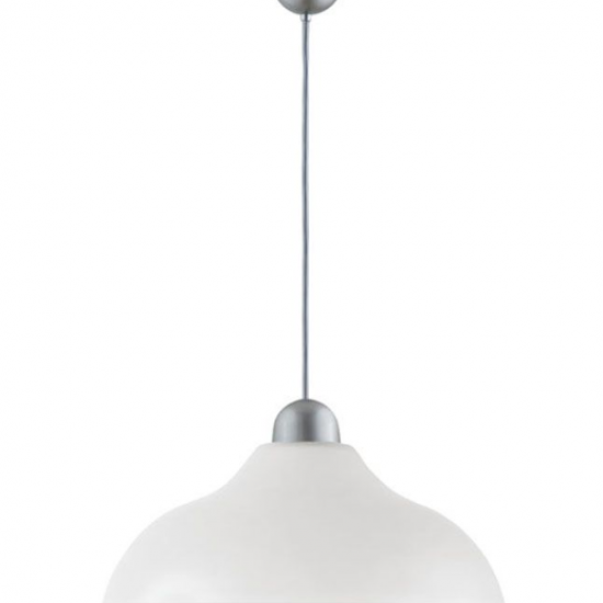 LADY Γυάλινο Φωτιστικό σε Λευκό χρώμα 100xΦ340x14