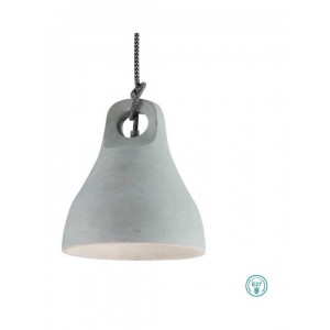 ΚΡΕΜΑΣΤΟ ΦΩΤΙΣΤΙΚΟ ΜΟΝΟΦΩΤΟ ΤΣΙΜΕΝΤΕΝΙΟ ΓΚΡΙ Φ14cm