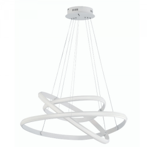 COZI ΚΡΕΜΑΣΤΟ ΜΕΤΑΛΛΙΚΟ ΦΩΤΙΣΤΙΚΟ LED ΛΕΥΚΟ 3000K Φ74cm