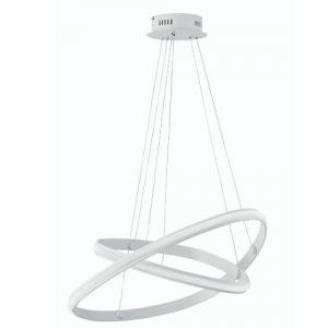 COZI ΚΡΕΜΑΣΤΟ ΜΕΤΑΛΛΙΚΟ ΦΩΤΙΣΤΙΚΟ LED ΛΕΥΚΟ 3000K Φ59cm