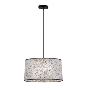 MOZAIKA ΚΡΕΜΑΣΤΟ ΦΩΤΙΣΤΙΚΟ ΜΟΝΟΦΩΤΟ ΥΦΑΣΜΑ ΛΕΥΚΟ Φ35xH140cm