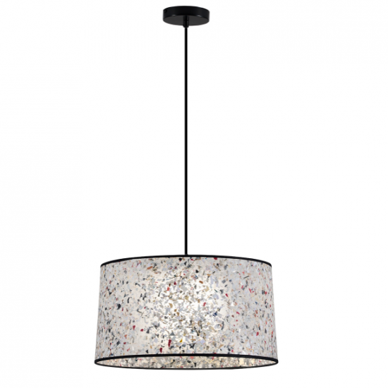 MOZAIKA ΚΡΕΜΑΣΤΟ ΦΩΤΙΣΤΙΚΟ ΜΟΝΟΦΩΤΟ ΥΦΑΣΜΑ ΛΕΥΚΟ Φ35xH170cm