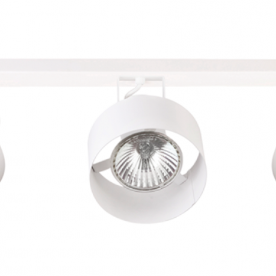 NORTON Μεταλλικό 3/φωτο  Σποτ σε λευκό χρώμα 23x67x15