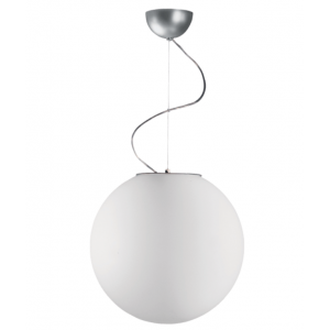 LUNA Γυάλινο Φωτιστικό σε οπάλ σατινάτο 100xΦ300x30