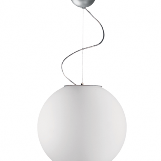 LUNA Γυάλινο Φωτιστικό σε οπάλ σατινάτο 100xΦ300x30