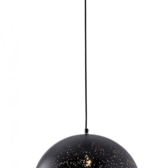 GALAXY Μεταλλικό Φωτιστικό σε μαύρο χρώμα 120xΦ400x24