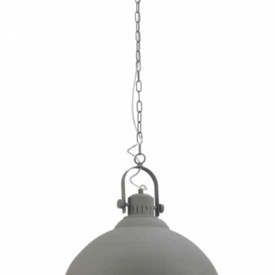 MARS  Μεταλλικό Φωτιστικό σε γκρι χρώμα 90xΦ450x41