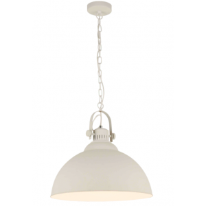 MARS Μεταλλικό Φωτιστικό σε λευκό χρώμα 90xΦ450x41