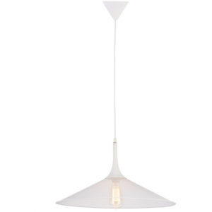 IZZY Μεταλλικό Φωτιστικό σε λευκό χρώμα 130xΦ500x27