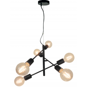 FREESTYLE Μεταλλικό Φωτιστικό σε μαύρο χρώμα 139.5xΦ427