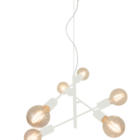 FREESTYLE Μεταλλικό Φωτιστικό σε λευκό χρώμα 139.5xΦ427