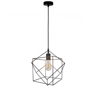 GUARDO Μεταλλικό Φωτιστικό σε μαύρο χρώμα 120xΦ330