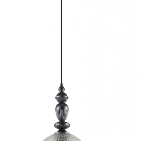 TALISA Μεταλλικό  Φωτιστικό σε γκρί χρώμα 160xΦ200x40