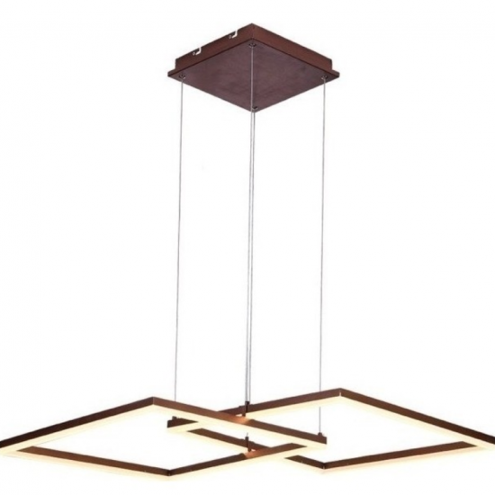 LINUS Μεταλλικό  Φωτιστικό σε καφέ χρώμα 100x98x66