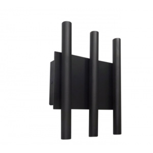 DUCT 6/φωτη Απλίκα Αλουμινίου σε μαύρο χρώμα 32x23x7