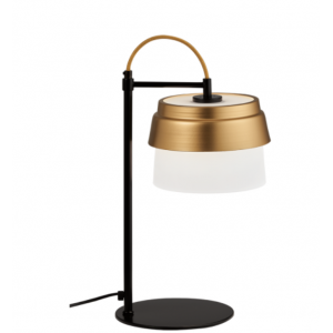 MORGAN Μεταλλικό Πορτατιφ με γυαλί λευκό ματ 47xΦ220xP250