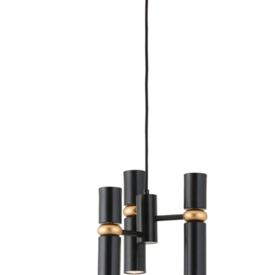 EDGAR Μεταλλικό  Φωτιστικό σε μαύρο χρώμα110xΦ300x29