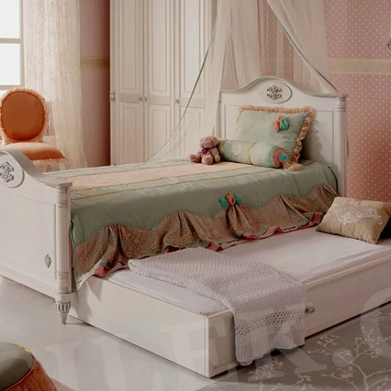 ΠΑΙΔΙΚΟ ΚΡΕΒΑΤΙ ΜΟΝΟ ROMANTIC 118x111xH210 cm