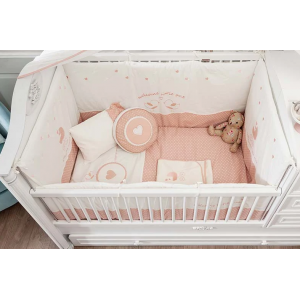 ΒΡΕΦΙΚΗ ΠΡΟΙΚΑ ROMANTIC ΡΟΖ 130x80 cm