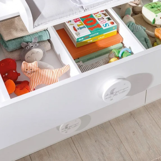 SL COTTON ΒΡΕΦΙΚΗ ΣΥΡΤΑΡΙΕΡΑ 4 ΣΥΡΤΑΡΙΑ 1 ΝΤΟΥΛΑΠΙ 125x56xΗ89 cm