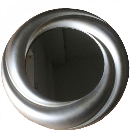 MALTA ΚΑΘΡΕΠΤΗΣ ΣΤΡΟΓΓΥΛΟΣ ANTIQUE SILVER