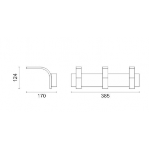 Umbrella Φωτιστικό Λουτρού LED 3X5W