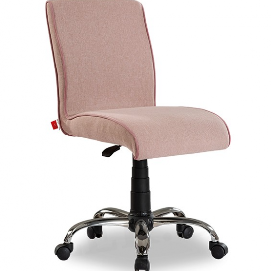 ΠΑΙΔΙΚΗ ΚΑΡΕΚΛΑ ΡΟΖ ΥΦΑΣΜΑΤΙΝΗ ΤΡΟΧΗΛΑΤΗ