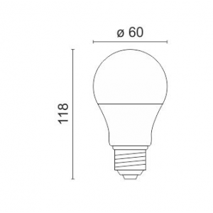 ΛΑΜΠΤΗΡAΣ LED E27 Dimmable 10W 6000K
