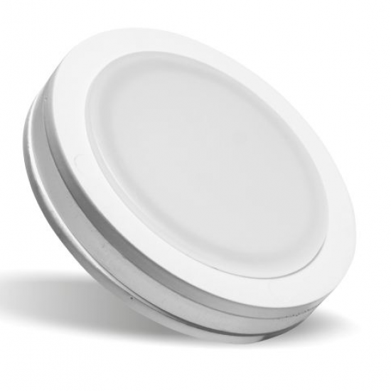 DOT ΧΩΝΕΥΤΟ LED ΟΡΟΦΗΣ ΣΤΟΓΓΥΛΟ ΣΤΕΓΑΝΟ ΑΛΟΥΜΙΝΙΟ ΛΕΥΚΟ 6W