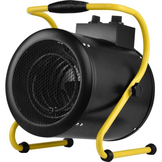 Βιομηχανικό Αερόθερμο Δαπέδου Μαύρο 3000W