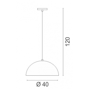Spat Κρεμαστό Μονόφωτο Φωτιστικό