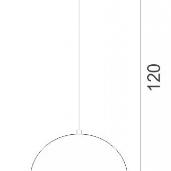 Spat Κρεμαστό Μονόφωτο Φωτιστικό