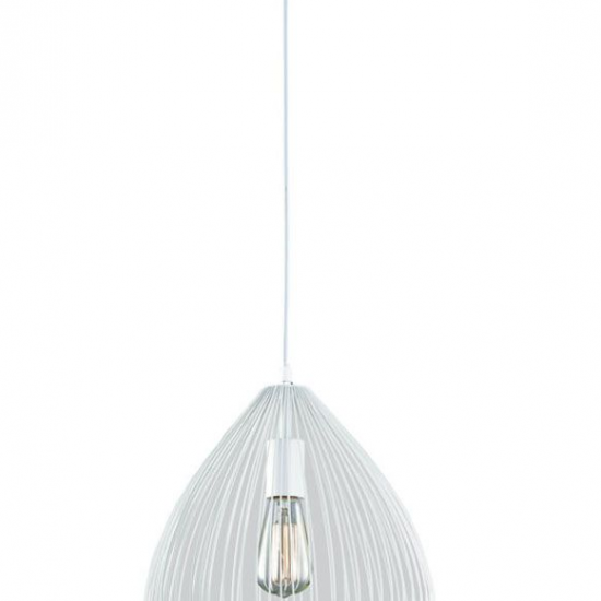 MIST Μεταλλικό Φωτιστικό σε λευκό χρώμα 130xΦ320x35