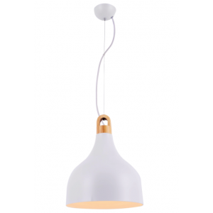 TED Μεταλλικό Φωτιστικό σε λευκό χρώμα 110xΦ350x40