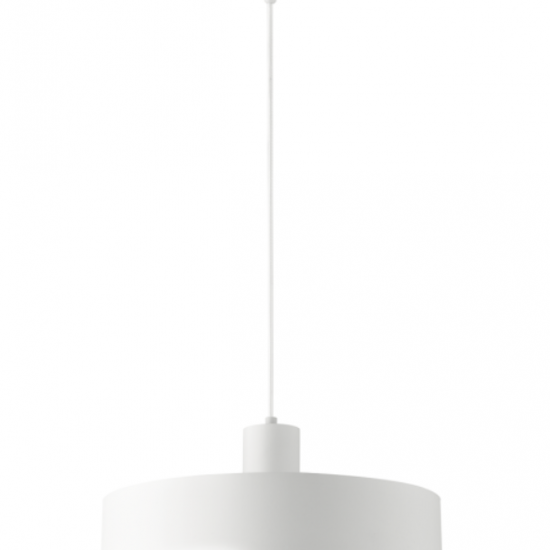 NORTON Μεταλλικό Φωτιστικό σε λευκό χρώμα 100xΦ350x18