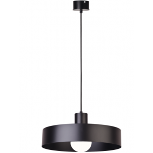 NORTON Μεταλλικό Φωτιστικό σε μαύρο χρώμα 100xΦ350x18